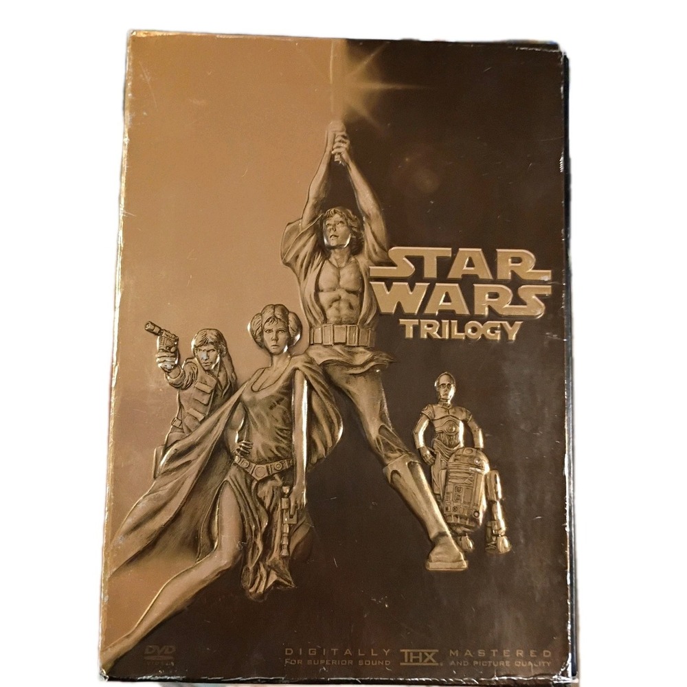 Star Wars Trilogy (DVD, 2004, 4-Disc Set, Full Screen‎ Edition)